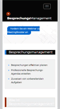 Mobile Screenshot of besprechungsmanagement.com